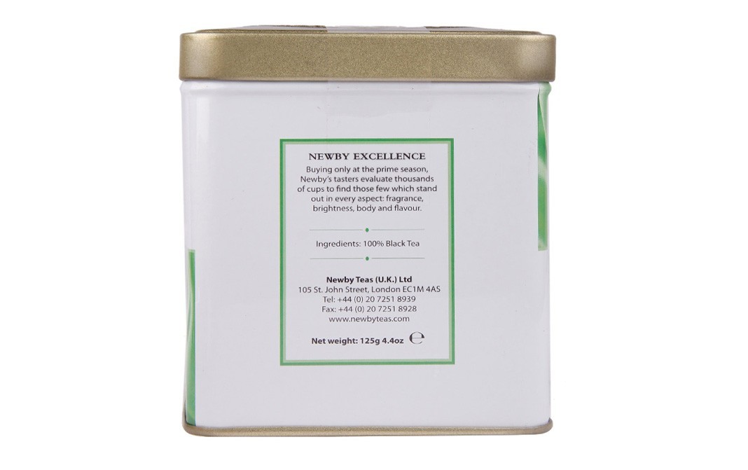 Newby Darjeeling Foil Packed Loose Tea   Container  125 grams